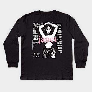 Janet Jackson Vintage Tour Concert Kids Long Sleeve T-Shirt